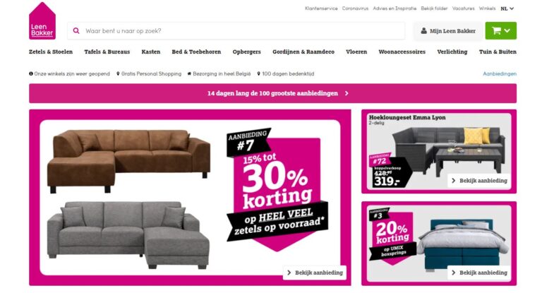 Kerkbank fusie Hoeveelheid van Bestel eenvoudig de mooiste meubels via de website van Leen bakker