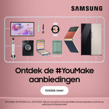Samsung #YouMake: kies zelf voor welke stijl je gaat
