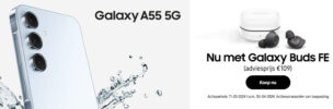 Ontdek de nieuwe Samsung Galaxy A55 5G (met Galaxy Buds FE)